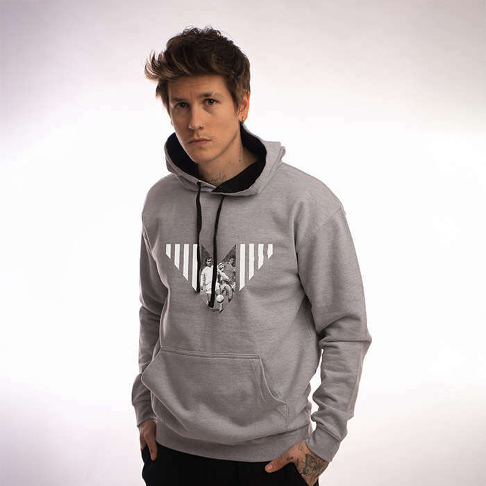 SANTANDER SZÜRKE HOODIE