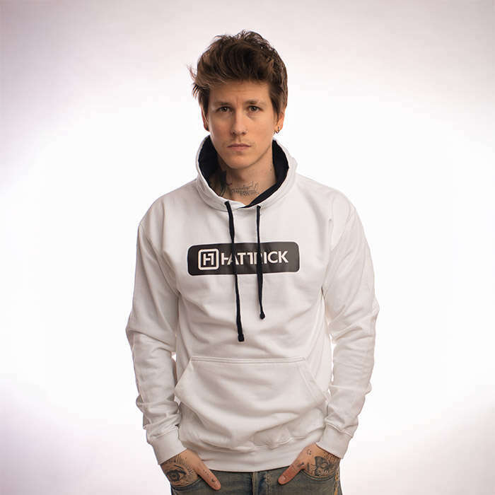 INVERZ HORIZONT LOGÓ FEHÉR  HOODIE